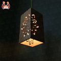 Mister Traders Brand 3D Wooden Pendant Ceiling Hanging Light Lamp I Lamp I Lamps For Bedroom I lights for decoration | lights | room decoration lights | wooden lamp | hall decoration items I Decorating items I Decoration Pieces I Ceiling Lamp Hanging. 