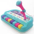 Beautiful Hello Kitty Standing Piano with Microphone for Kids. 