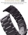 22MM Stainless Steel Metal Straps For ZTE Quartz ZW10 Smart Watch Band Quick Release Bracelet For MOTO 360 46MM Version. 