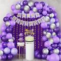 Purple happy birthday theme birthday decoration package birthday decoration kit birthday decoration ideas birthday party deals birthday decoration combo Birthday Decorations Items Online birthday store, balloons, birthday themes for girls, decorations, bi. 
