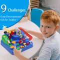 Car Adventure Toy, Race Tracks For Boys Car Adventure Toys for 3+ Year Old Boys Girls, City Rescue Preschool Educational Toy Vehicle Puzzle Car Track Playsets for Toddlers. 
