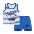 Pack Of 3 Sandos and Shorts For Kids Clothing Set Best For Summer | Multi Color Sando for Children and Baby. 