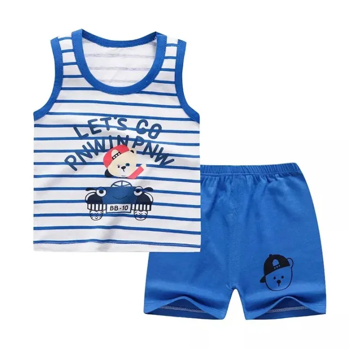 bbuy%20Kids%20Clothing%20Set%20Pack%20of%203%20Summer%20Comfortable%20Materials%20Stylish%20Designs%20Sandos%20and%20Shorts%20Multi%20Colors%20-%20Image%207