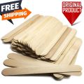 Wax Applicator Sticks 6 Inches Long 100 PCS Wooden Sticks Makes Waxing Easier - 100 Pcs. 