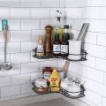adhesive metal wall-mounted storage rack for Kitchen, triangular basket without drilling, specially designed, bedroom, living room and Bathroom. 