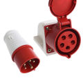 Industrial Plug Socket 3P/4P/5P IP44 Waterproof Electrical Connector Power Connection Industrial Plug 220V 380V 415V. 