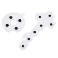 2pcs/set Transparent controller conductive rubber pad contact pad for XBOX360. 