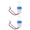 NCANRUI 2X Sensor Switch AC DC 12V Street Lights Automatic Control Light Light Day and Night Detection Control Bright Dark Town. 