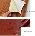 Wooden Wallpaper for Walls Furniture almirah,Vinyl Wood Grain self Adhesive Waterproof Wallpaper Door,Table,Drawer Sticker. 