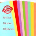 Colour Paper 100 Sheets, Multi Colors - A4 Size. 