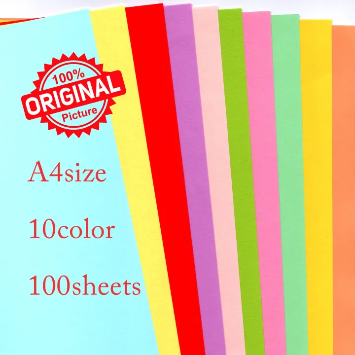 Colour%20Paper%20100%20Sheets,%20Multi%20Colors%20-%20A4%20Size%20-%20Image%205