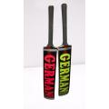 German tape ball long sixer bat full cane handle with comfortable grip. 