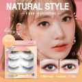 3pair 3D false eyelashes lashes invisible band mink lashes reusable false eyelashes Makeup in Bulk eauty tools. 
