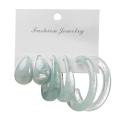 Stud Earrings Circle C-Shaped Drop Earrings. 