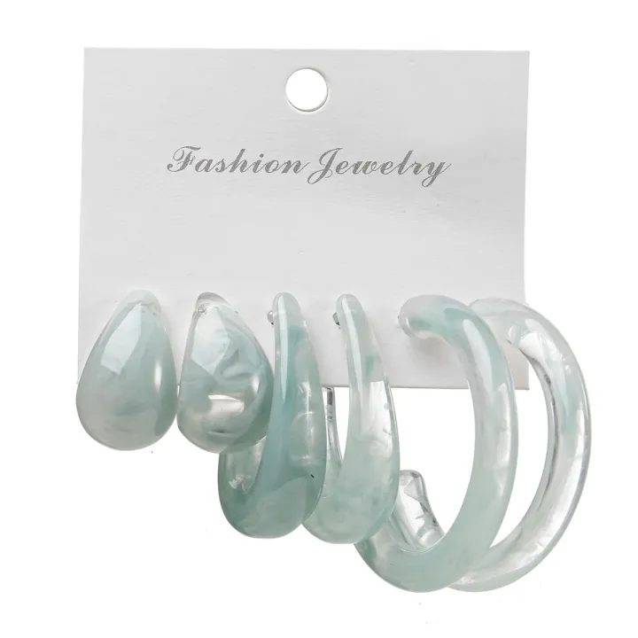 Stud Earrings Circle C-Shaped Drop Earrings