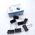 BataBata 12 Pcs/Box Large Binder Clips , Big Paper Clamps Clips For Office Supplies,Black Binder Clips. 