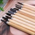 Wood craving knifes chisel 6 Pcs Professional Wood Carving Tools Set with High Carbon Steel for Woodworking Sculpting & Engraving - Wood Carving Chisel Set with Wooden Handles -Professional Sculpting and Engraving Tools for DIY -Woodworking Art. 
