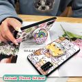 Back Cover Kickstand Phone Case For TCL T-Mobile Revvl V 2021/V 4G Waterproof Cartoon Glitter Skin feel silicone TPU. 