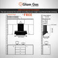 Glam Gas Range Hood | Strom| Kitchen Hood | Chimney. 