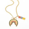 Hip Big Shark Necklace Pendant Men Street Culture Titanium Trendy Wgm Letter Chain Necklace Man Rapper Jewelry. 