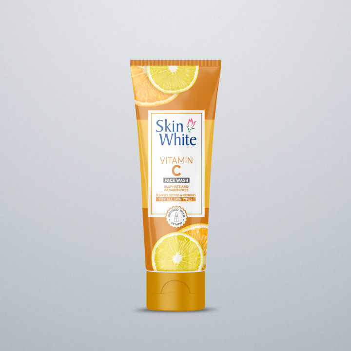 Skin White Vitamin C Face wash (Sulphate & Paraben Free) 100ml