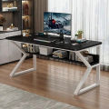 Gaming Table, Mate Finish Laptop Table, Office Table, Study Table, Computer Table, PC Gaming Table, Writing Table and  with Modern K-Shape Design and Metal Powder Coating,. 