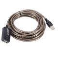 5M USB 2.0 Male To Female Built-In IC Dual Shielding USB Extension Cable. 