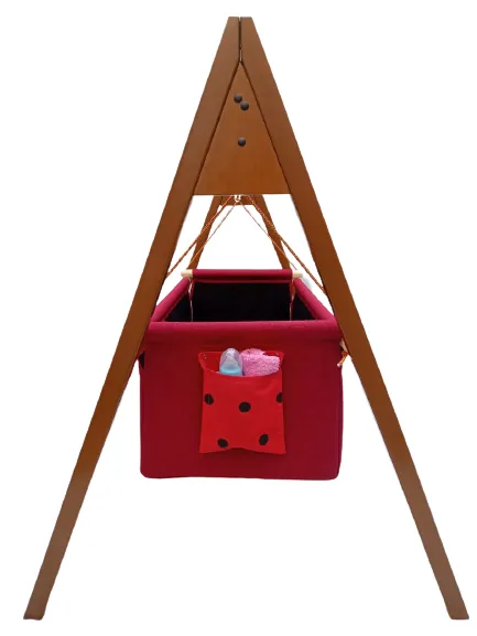 Baby%20Wooden%20Cradle%20Swing%20for%20Indoor%20and%20Outdoor%20Toddler%20and%20Baby%20Swing%20Tottal%20Folding%20Basket%20and%20Wooden%20Frame%20-%20Image%202