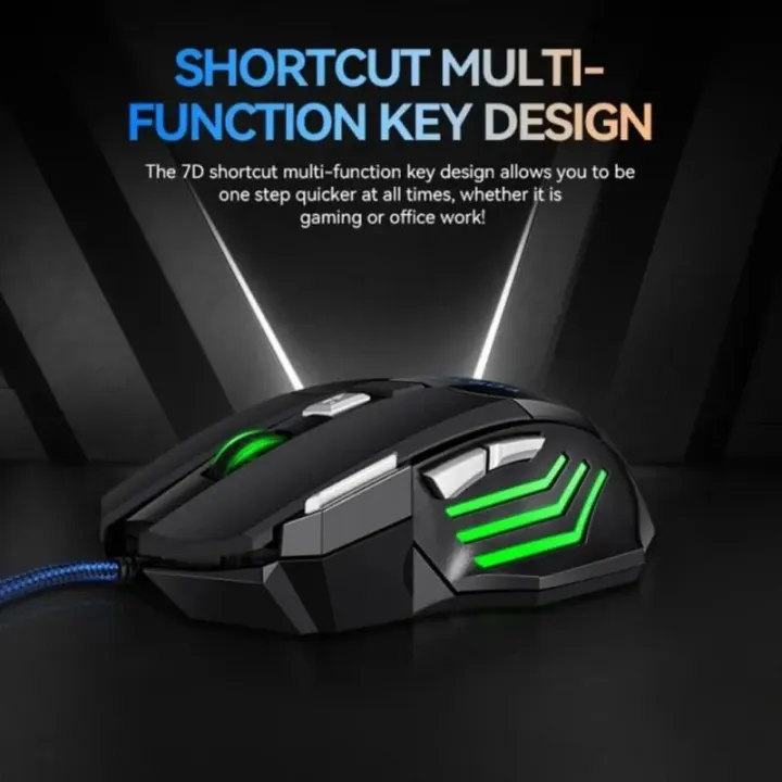 3200%20DPI%20Gaming%20Mouse%20With%207%20Programmable%20Buttons%20-%207%20Light%20RGB%20Gaming%20Mouse%20USB%20Wired%20For%20PC,%20Laptop,%20Pubg%20Mobile,%20Free%20Fire.%20Minecraft%20By%20Funbug%20-%20Image%204