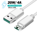 Original 100% Vooc fast Charging Cable Micro+Type C for Oppo f9, f11 and All Smartphones Vooc Flash Charge 7 Pin Data Sync Cable, A9 2020 R17 / R17 Pro (10V/5A) SUPER VOOC TYPE-C DATA CABLE 3.0 Life time Warranty. 