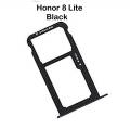 Honor 8 Lite Black Sim Card Tray And Micro SD Card Slot Holder. 