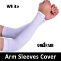 One Pair of Arms Cover for Cycling Outdoor and Indoor Use Sports Arm Sleeves Cover Sun Light Protection Arm Muff for Players Stretchable Fabric Breathable Cooling Sun Sleeves for Summer UV Protection. 