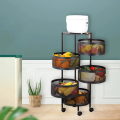Premium Round Metal Trolley. 