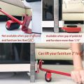 Online Karachi - Furniture Moving Tool Heavy Object Mover Furniture Transport Lifter & Furniture Slides Moving House Cabinet Sofa Bed Desk 4 Wheeled Mover Roller 1 Wheel Bar Hand Tools Set. 