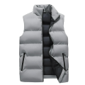 Sleeveless Puffer Jacket for Mens with Detachable Hood Winter Jacket Sleeveless with hood. 