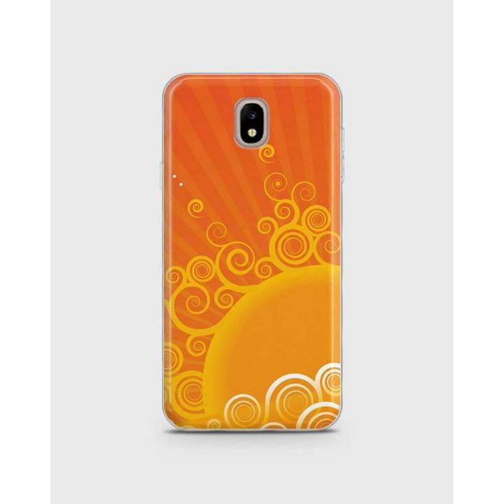Samsung Galaxy J530 J5 2017 Cover Case Soft  Orange Sun Print- 1Cover2088
