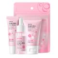 Facial Products Kit Sakura Skin Care Set Facial Cleanser Face Cream Sunscreen Facial Mask Eye Cream Skincare Product. 