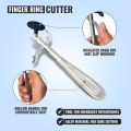 Premium Quality Finger Ring Cutter Stainless Steel Jewelers Hand Held Finger Ring Cutting Tools With Saw. 