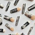 Horror Manga Gothic Style Nails Black White Anime Nail Art Press on Nails Nail Accessories Popular False Nails Nail Tips. 