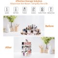 360° Rotating Makeup Organizer Stand - Cosmetic Holder Acrylic. 
