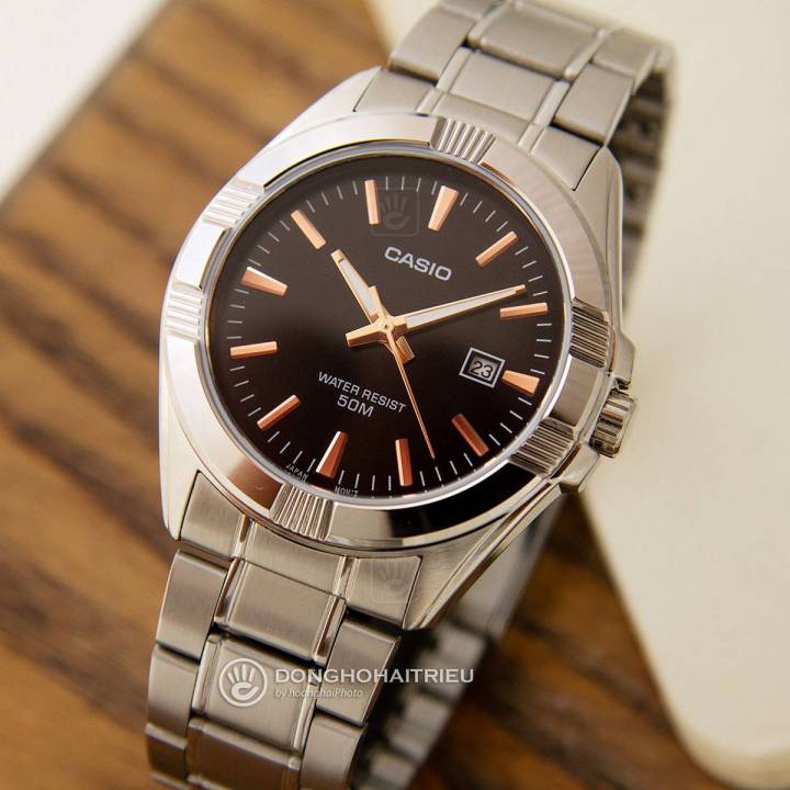 Original Casio - MTP-1308D-1A2VDF - Stainless Steel Wrist Watch for Men