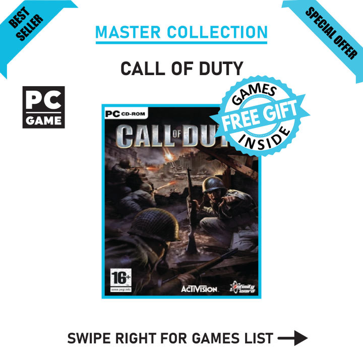 CALL OF DUTY MASTER COLLECTION - GAME FOR PC (GOOGLE DRIVE/ MEDIAFIRE) - QR CODE + FREE GIFT