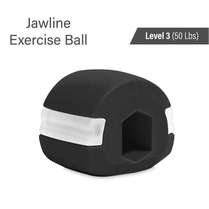 Jawline Shaper Jawline Exerciser Jawliner Chew Ball for Face Toning Reduce Double Chin For Men & Women