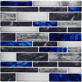 10pcs/set Flat Marble Mosaic Tiles Sticker Transfers Covers For Kitchen Bathroom Tables Peel Stick Waterproof Art Wall Decals. 