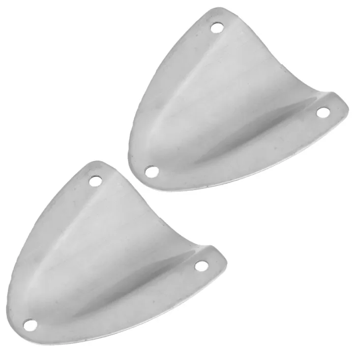 2pcs Cable Management 316 Stainless Steel Clam Shell Vent Cover ...