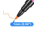 Magnetic Magnetic markers Easy to clean Liquid 8 vibrant colors Chalk markers 1mm fine tip Pack of 8 Wet erase markers for Home. 