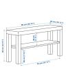 Lack Tv Bench, White. 