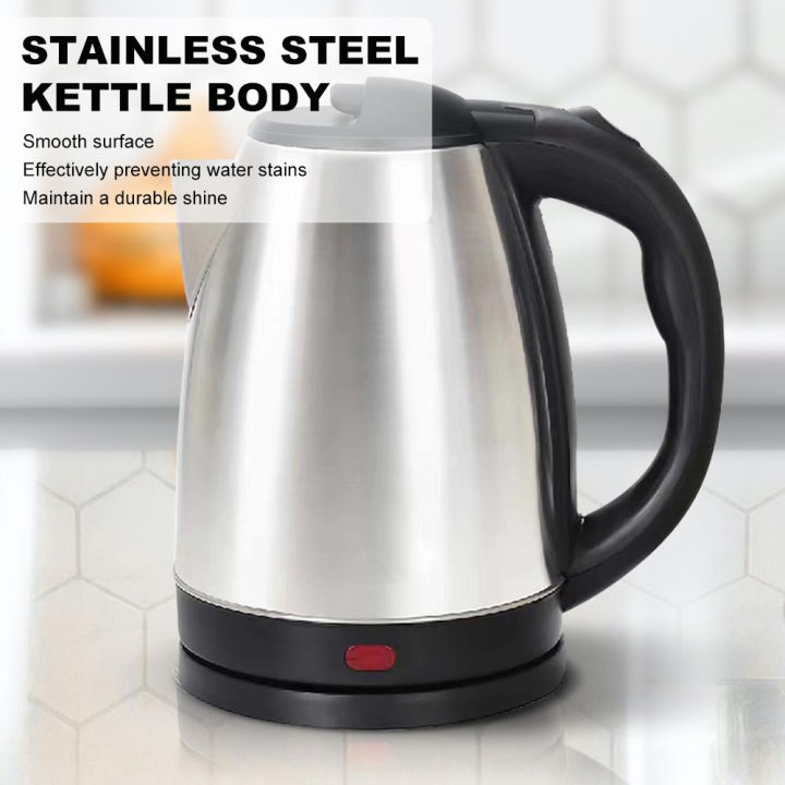 Electric Kettle - stainless steel body - automatic instant heating - 2.0 Liter water boiler - high quality - kettle for tea - for Daily Kitchen Use - Essential Kitchen Appliance - electric kettle