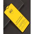 Samsung A90 Black 9D Tempered Glass Protection. 