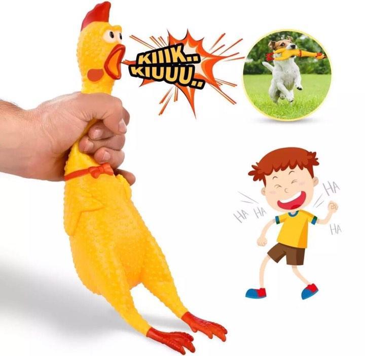 Squawking%20Screaming%20Shrilling%20Chicken%20-%20Fun%20Toy%20-%20For%20Dog%20-%20Image%204